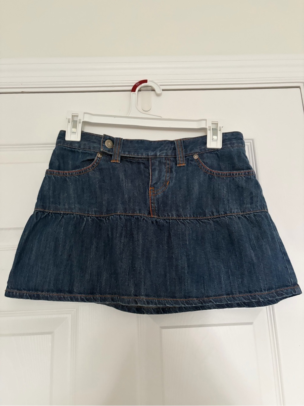 RARE Tommy Hilfiger Dark Blue Denim Mini Skirt
